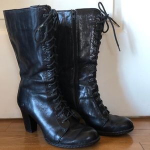 Børn Women’s black leather boots